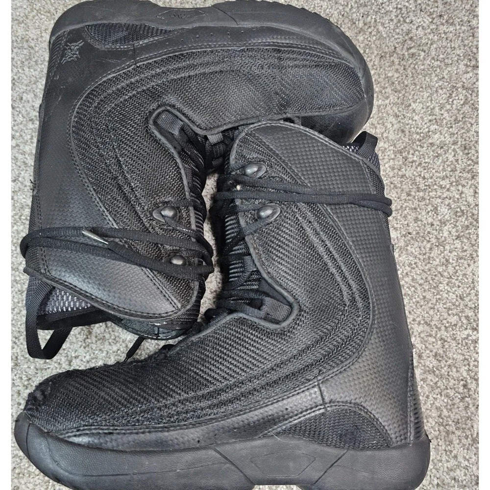 Lamar Snowboard Boots Mens Size 7 Justice Linered Mens‎ Black